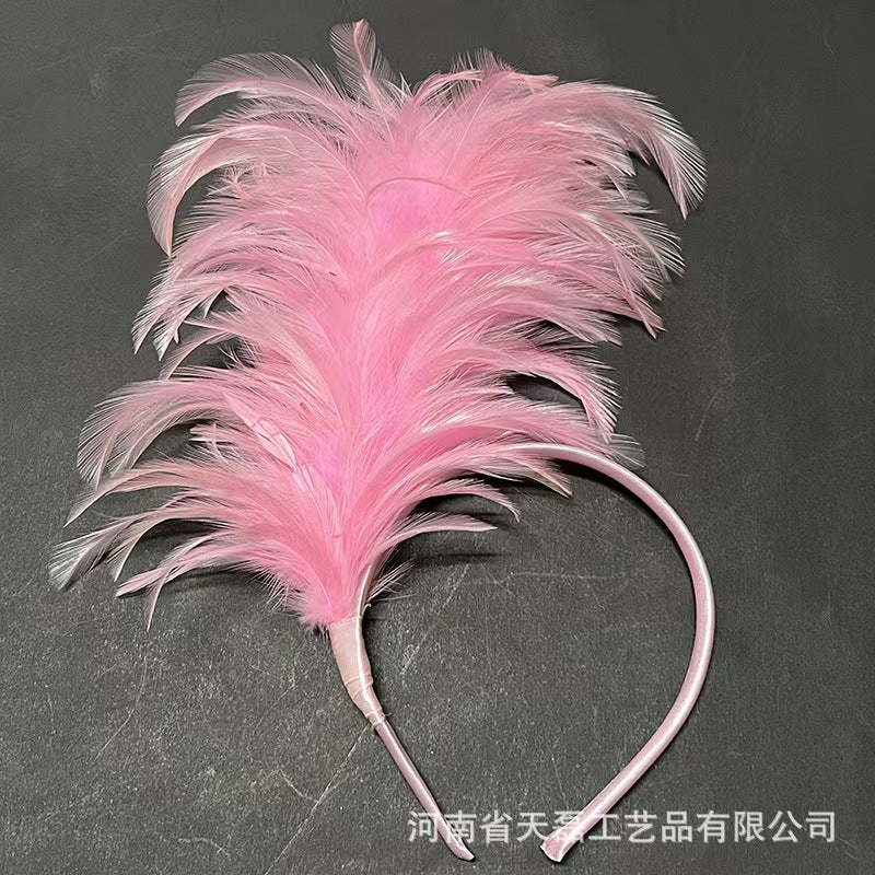 Girl's Fashion Feather Headband   (Available)
