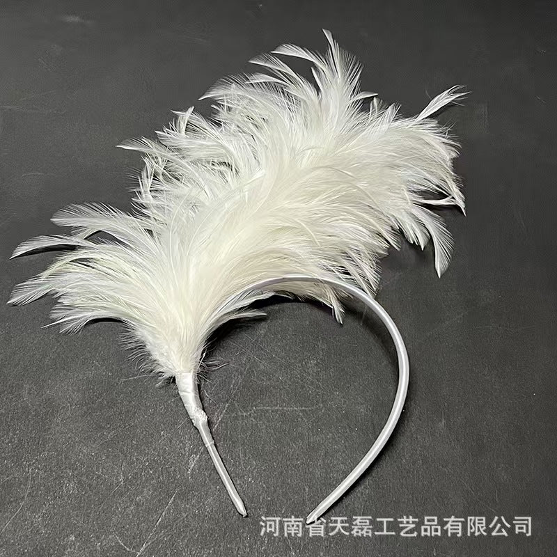 Girl's Fashion Feather Headband   (Available)