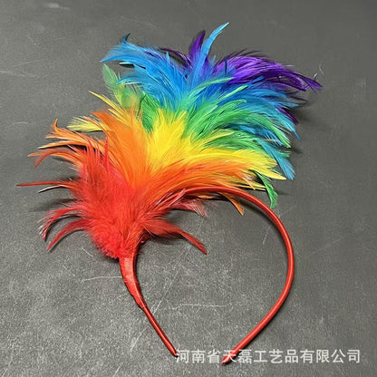 Girl's Fashion Feather Headband   (Available)