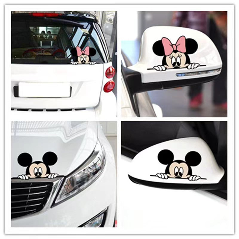 Cartoon anime characters Stickers Car doors Rear of the car Sticker Home furnishings Wall decoration Door sticker Classic Toys