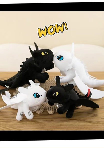 Car Roof Teeth Flying Dragon Plush Toy Doll Ornaments Car Accessories Trunk Decorate Motorcycle Helmet Accessories