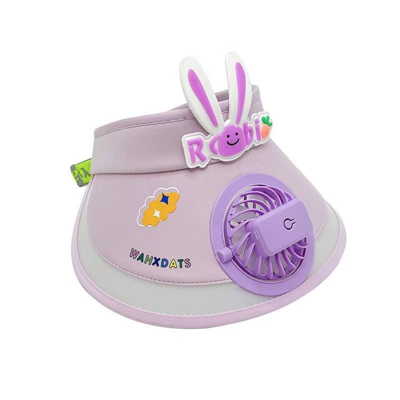 Summer Cap With rechargeable Fan For Kids & Adult