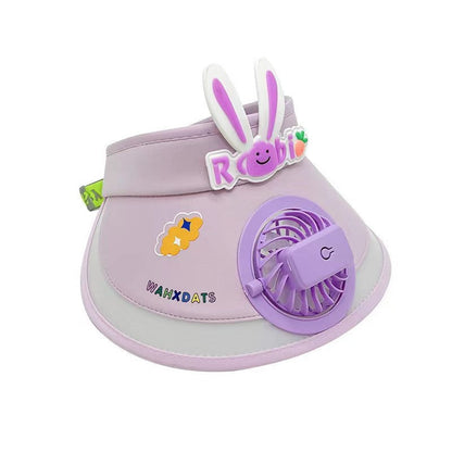 Summer Cap With rechargeable Fan For Kids & Adult (Available)