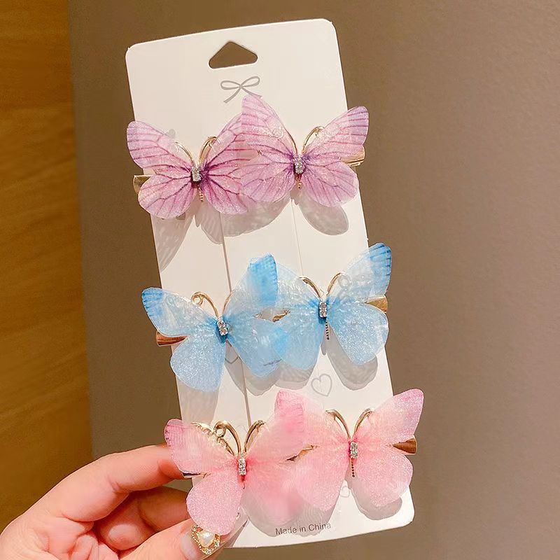 Colorful Butterfly Hairpins for Girls