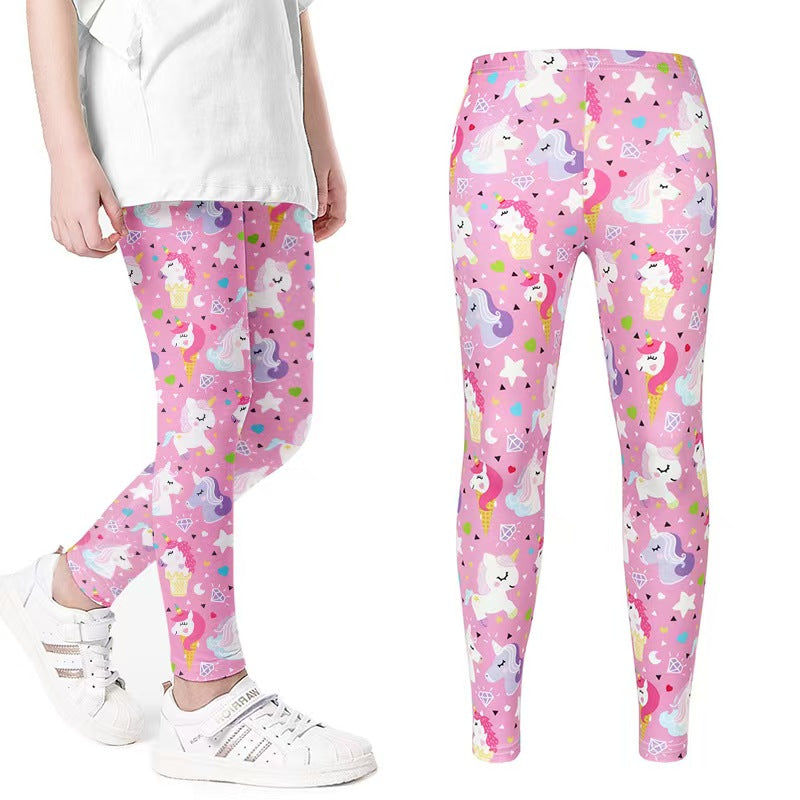 Baby Girls Fashion Leggings Bangladesh | Floral Cotton Knit Leggings(Available)