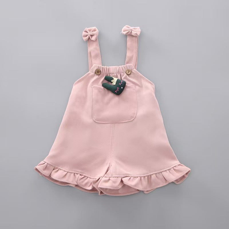 BibiCola Summer Girl Clothes Set Children Fashion Tops+Shorts 2PCS Tracksuit For Girls Kids Birthdys Clothing Suit Outfits (available ))