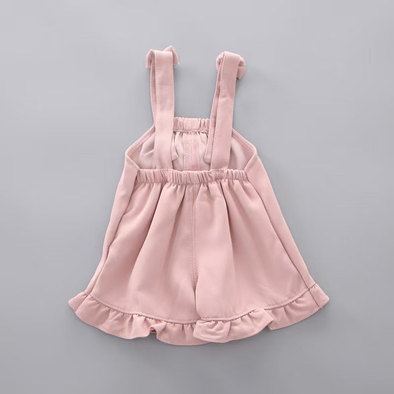 BibiCola Summer Girl Clothes Set Children Fashion Tops+Shorts 2PCS Tracksuit For Girls Kids Birthdys Clothing Suit Outfits (available ))