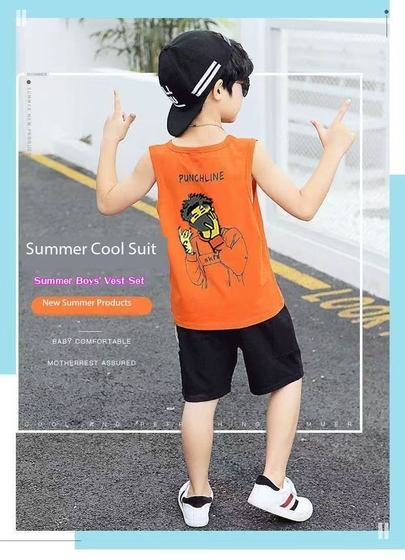 Boy Fashion Summer Dress Set Bangladesh - Original Imported Lightweight Kids Outfit