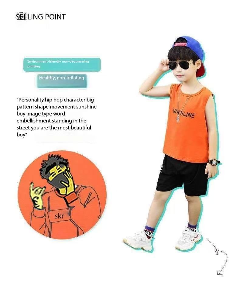 Boy Fashion Summer Dress Set Bangladesh - Original Imported Lightweight Kids Outfit