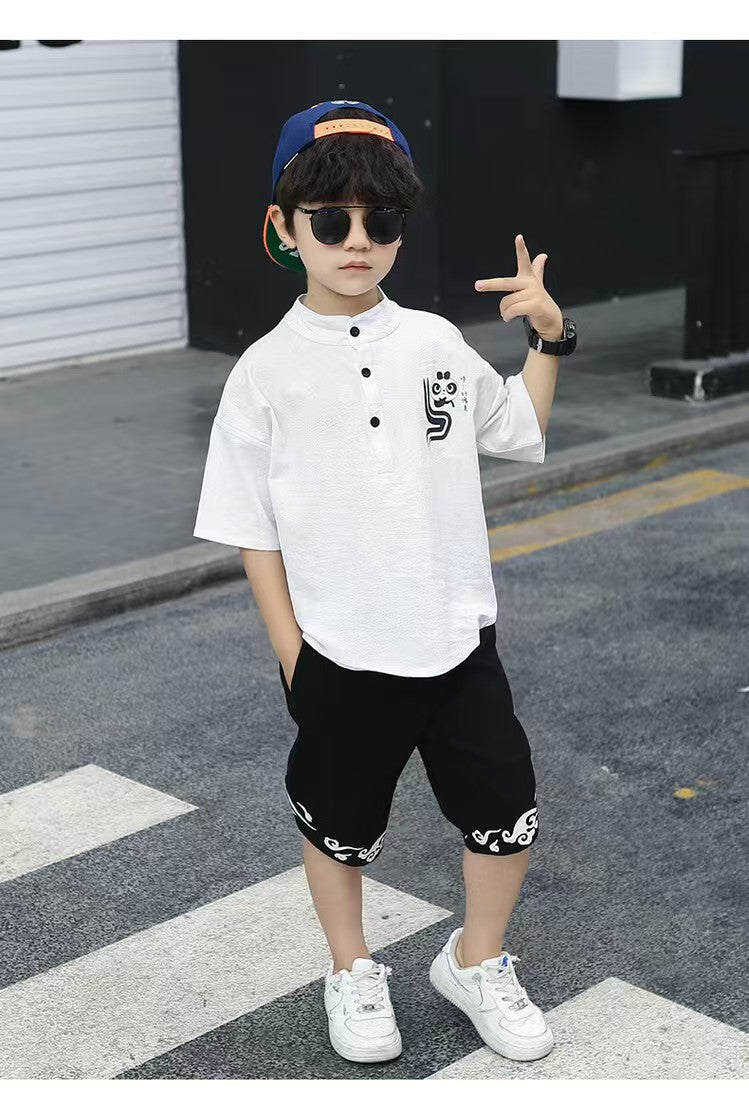 Children's Summer Clothes National Style Tang Suit (Available)