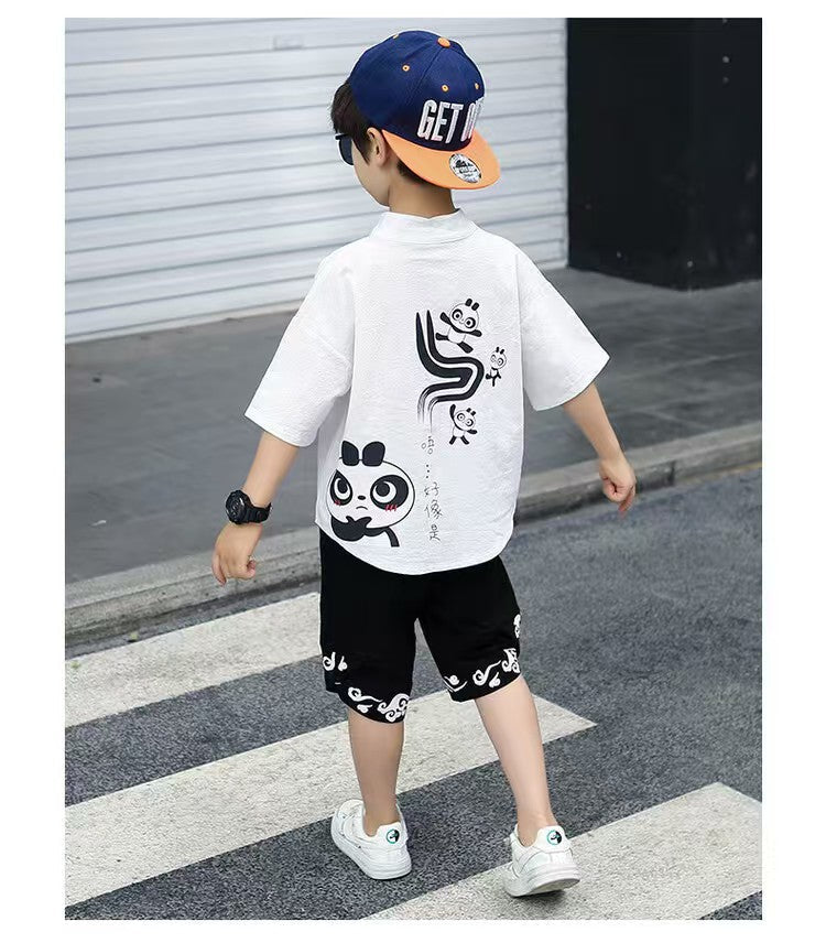 Children's Summer Clothes National Style Tang Suit (Available)