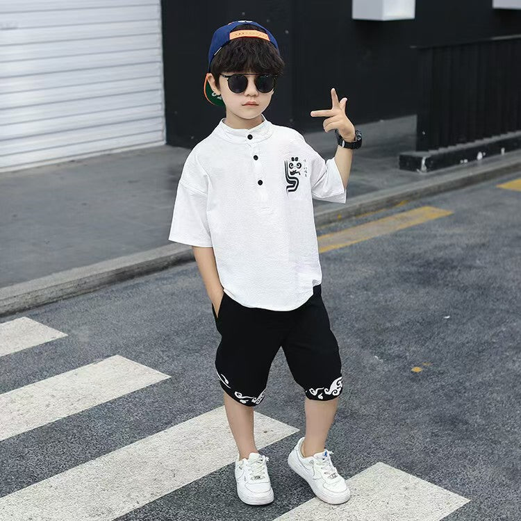 Children's Summer Clothes National Style Tang Suit (Available)