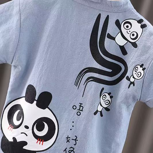 Children's Summer Clothes National Style Tang Suit (Available)