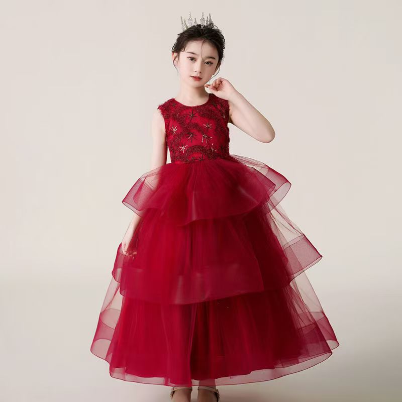 flower Girl Fluffy Gauze Cake Dress (Copy)