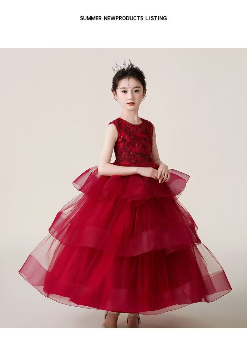 flower Girl Fluffy Gauze Cake Dress (Copy)
