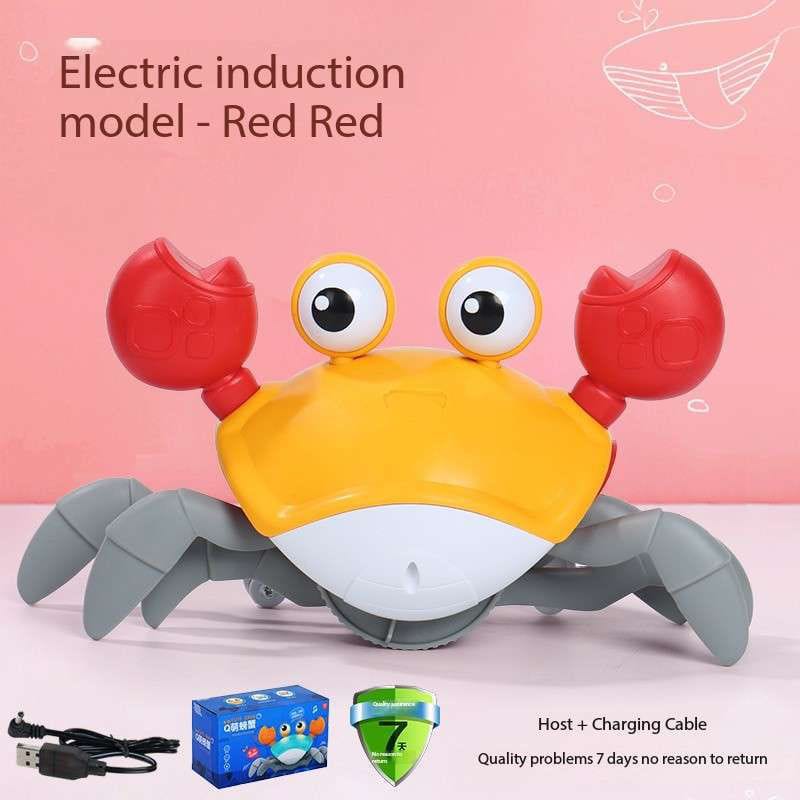 New Design Crawling Crab Baby Toy with Music and Led Light Up Walking Crab Toy for Baby (Available)