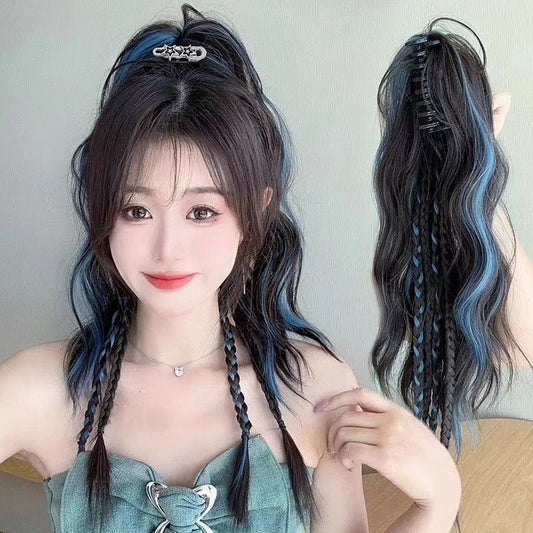 Hair extension Hairpiece Clip In Claw Ponytail for women  (Available)