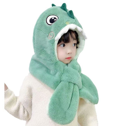 Winter hats and scarf plush warm kids winter hat set for childrens (Available)