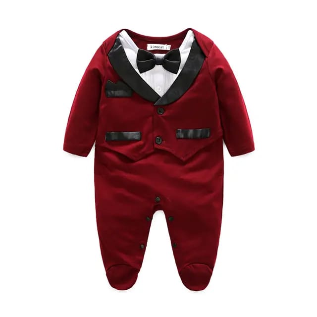 Baby bag fart crawl suit