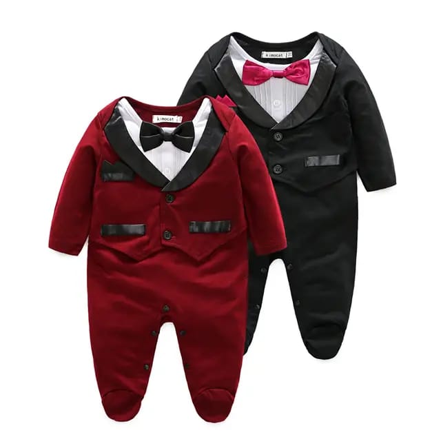 Baby bag fart crawl suit