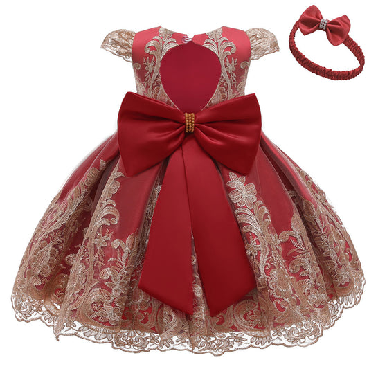 Child wear formal luxury elegant kids wedding Dress