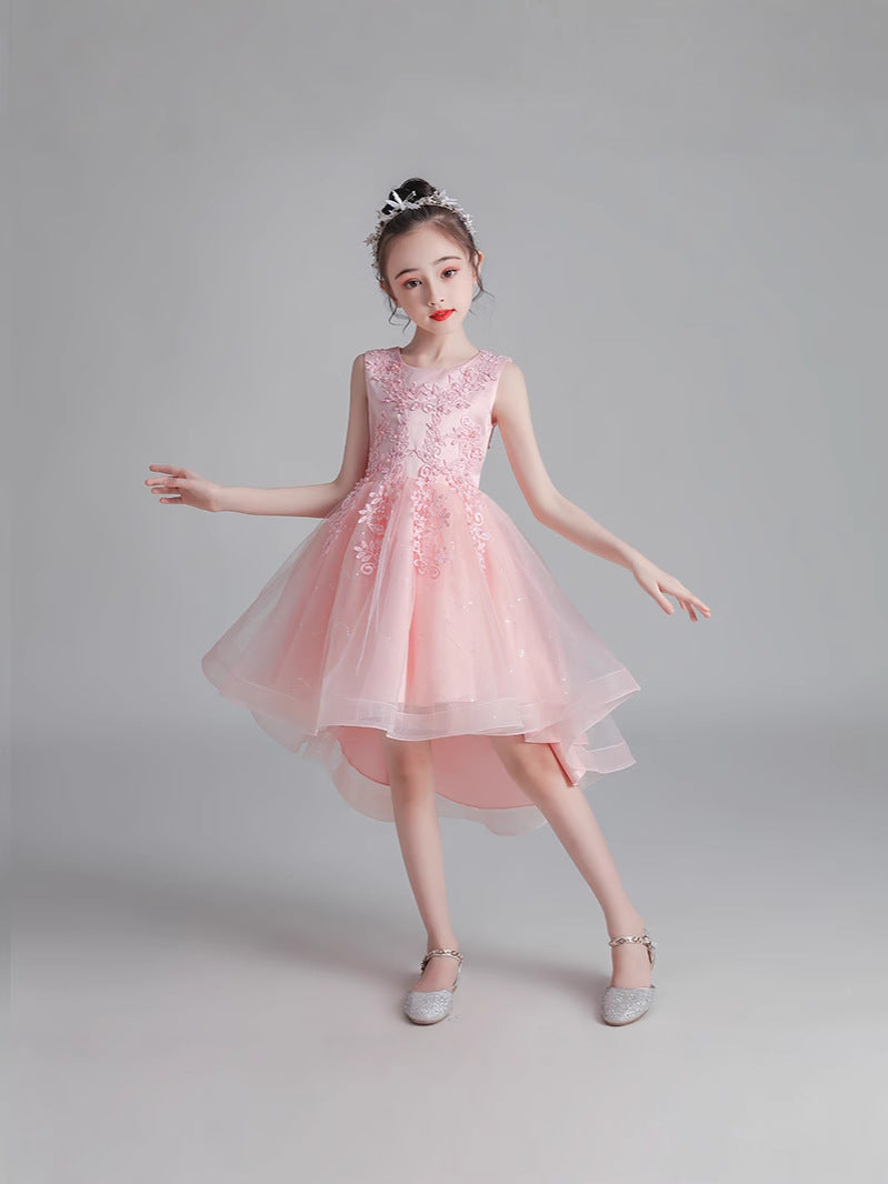 Girls Princess Party Dress with elegant princess design for birthdays, weddings, parties, Eid celebrations, and special occasions