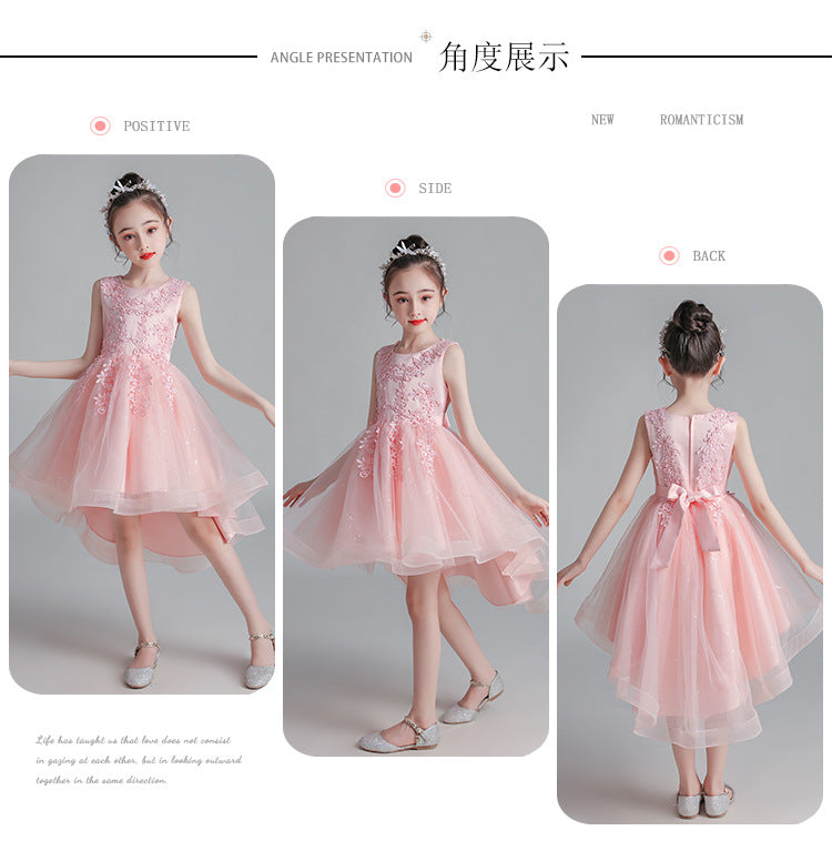 Girls Princess Party Dress with elegant princess design for birthdays, weddings, parties, Eid celebrations, and special occasions