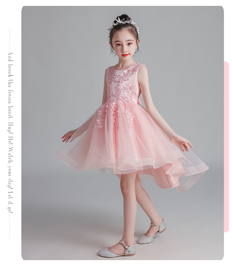 Girls Princess Party Dress with elegant princess design for birthdays, weddings, parties, Eid celebrations, and special occasions