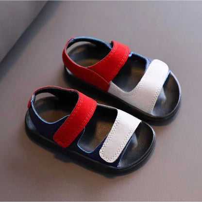 Kids Sandals Summer Fashion Boys Beach Sandals Non-slip First Walkers  ( Available )