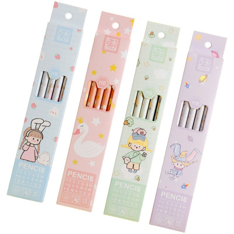 Sketching Boxed Pencils Children's Learning Stationery