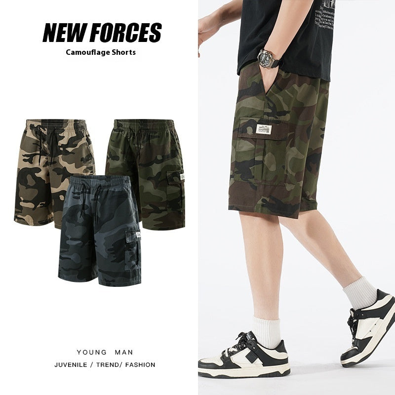 Workwear Camouflage Plus Size Loose Leisure Sports Men's Casual Pants(Available)