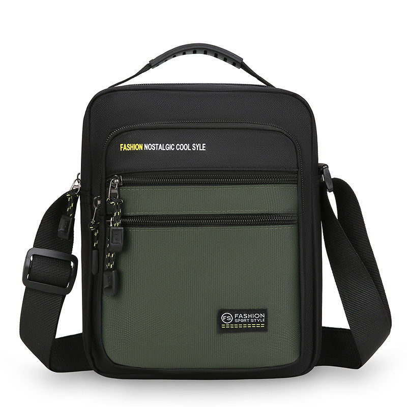 Men's Shoulder Outdoor Leisure Commute Multi-functional Crossbody Bag (Available)