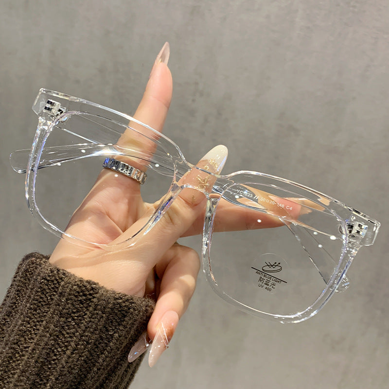 Korean Style Trendy Polygonal Glasses Frame Anti-blue Light