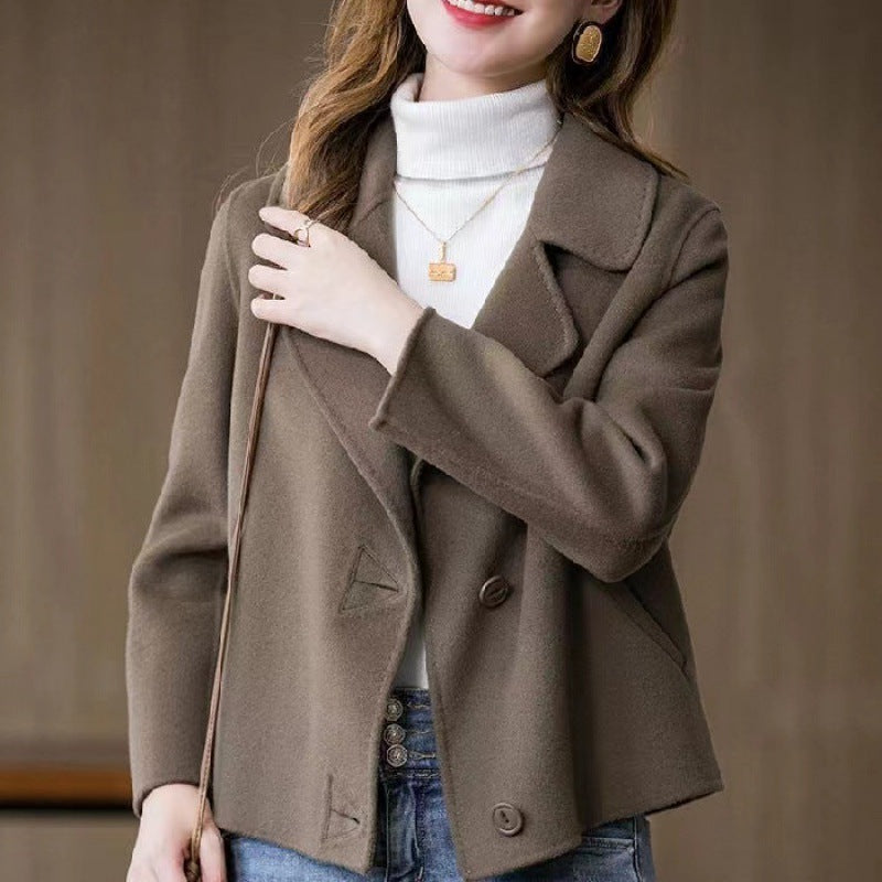 Fashion Personality Female Short Woolen Coat