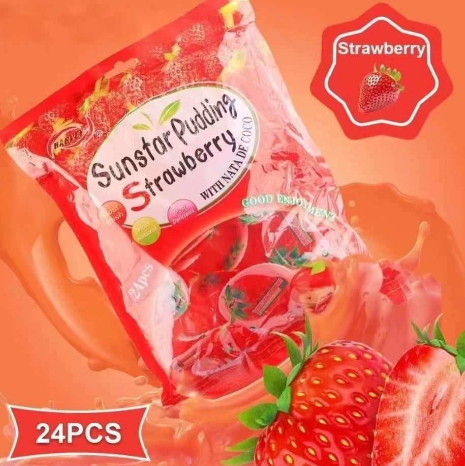 Jelly Lychee Pudding Mango-Strawberry 3 Flavor Combo