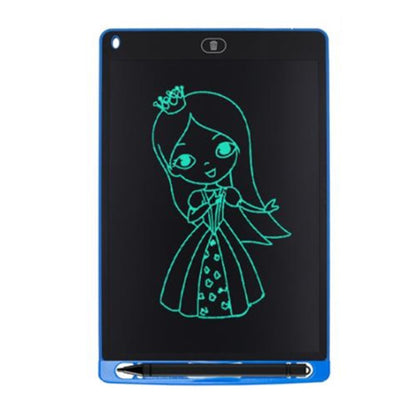 LCD Writing Tablet with pressure-sensitive screen, stylus, erase button, and screen lock for kids' drawing, writing, and learning