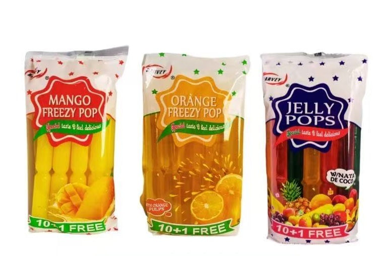 Mango Popsicle Orange Flavored Popsicle Jelly Stick