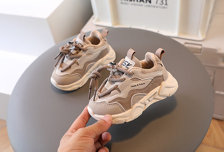 Children's Spring And Autumn Sports Shoes For Boys Soft Soled Toddler Shoes For Girls