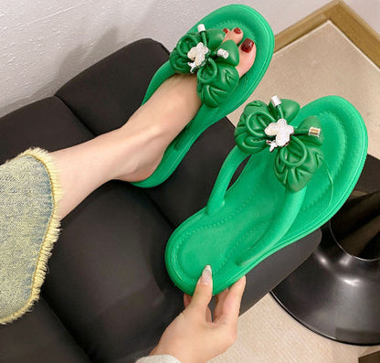 EVA Non-slip Wear-resistant Fashion All-match Women's Outdoor Slippers  (Available)