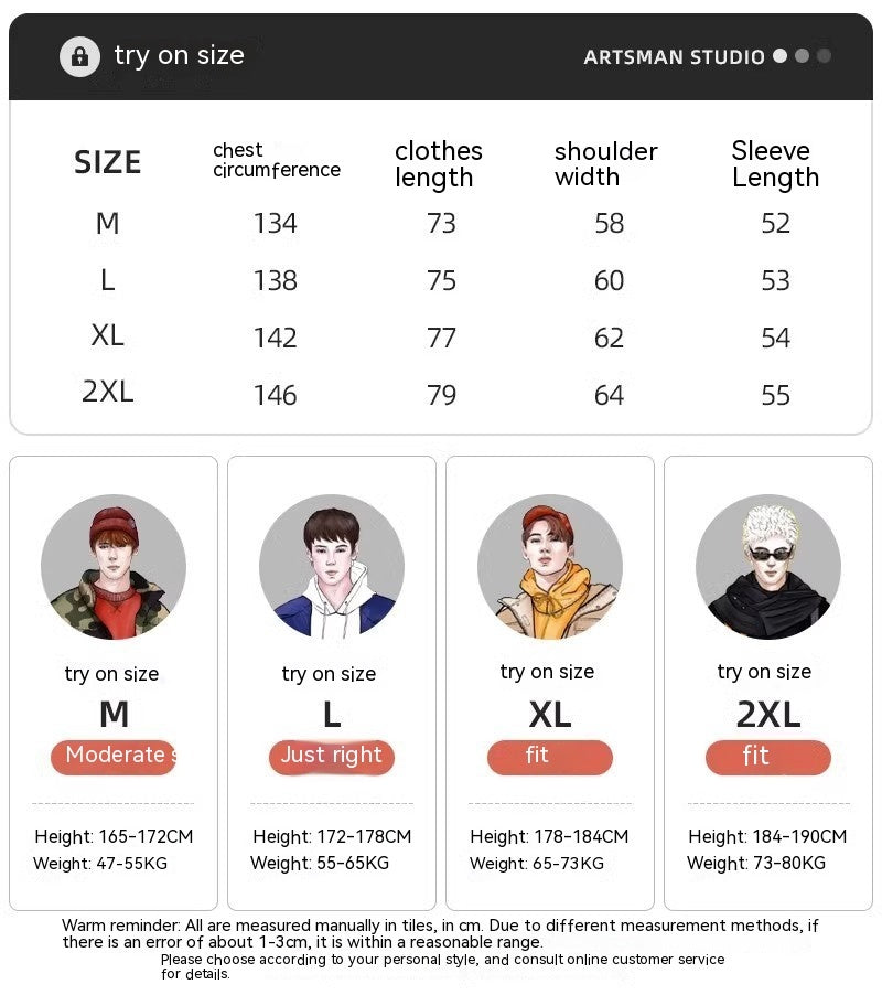 Retro Lazy Style Thick Trendy Cotton Knitwear