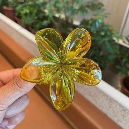 Flower Barrettes Women's Colorful Updo Gadget Hair Accessories