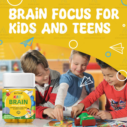 Custom Label Supplement Manufacturer Kids Brain Health DHA Focus Gummies
