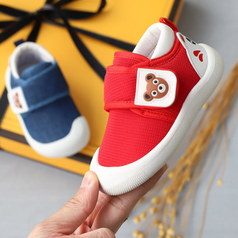 Toddler Shoes Male Baby Cotton Shoes Female Baby Soft Bottom Cloth Breathable