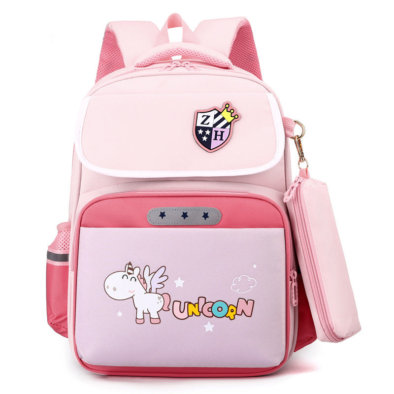 Children's Large Capacity Bag For Burden Reduction And Spine Protection