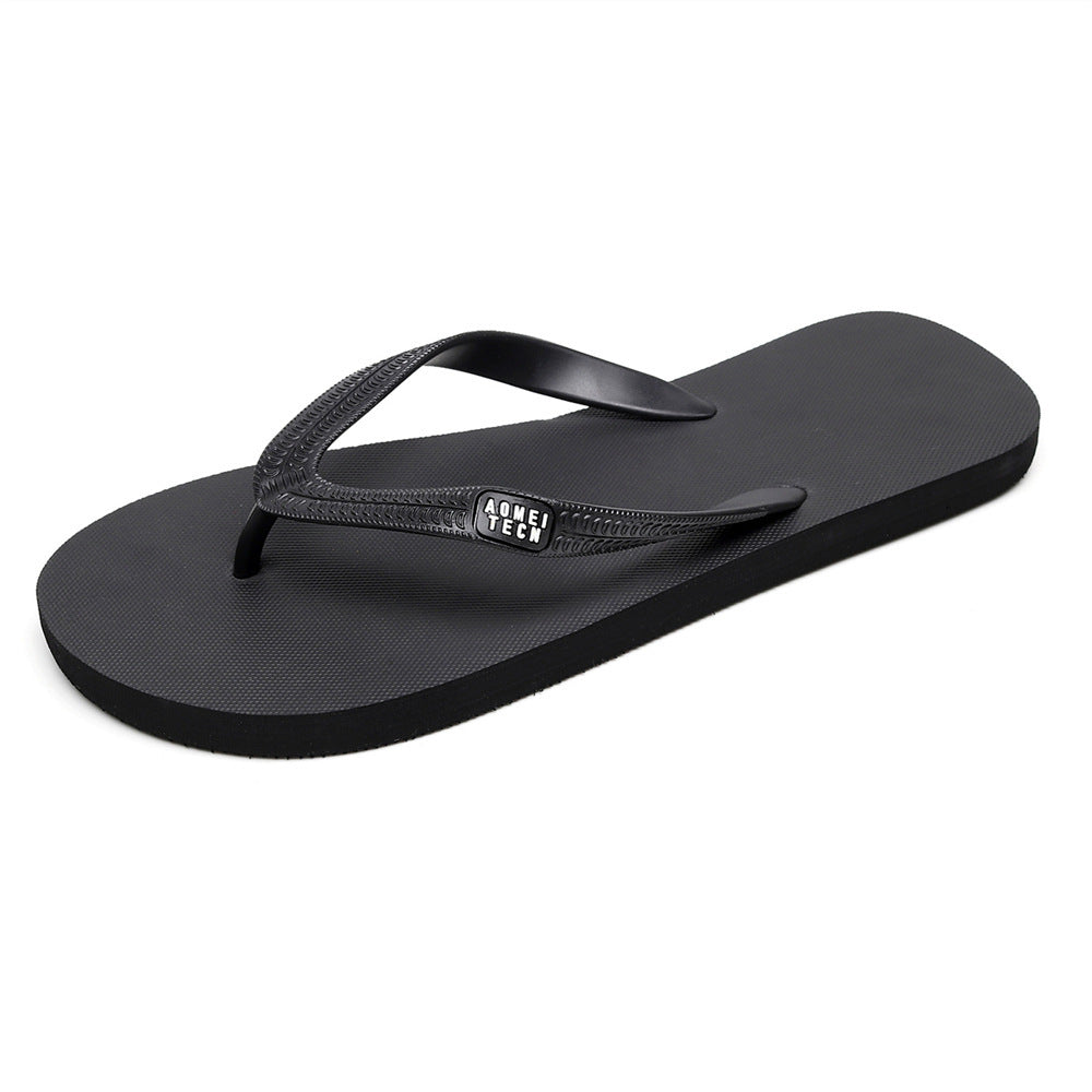 Men's Trendy Rubber Non-slip Fashion Flip-flop Beach Slippers
