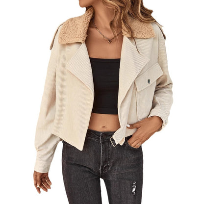 New Fashion Lamb Wool Jacket For Women