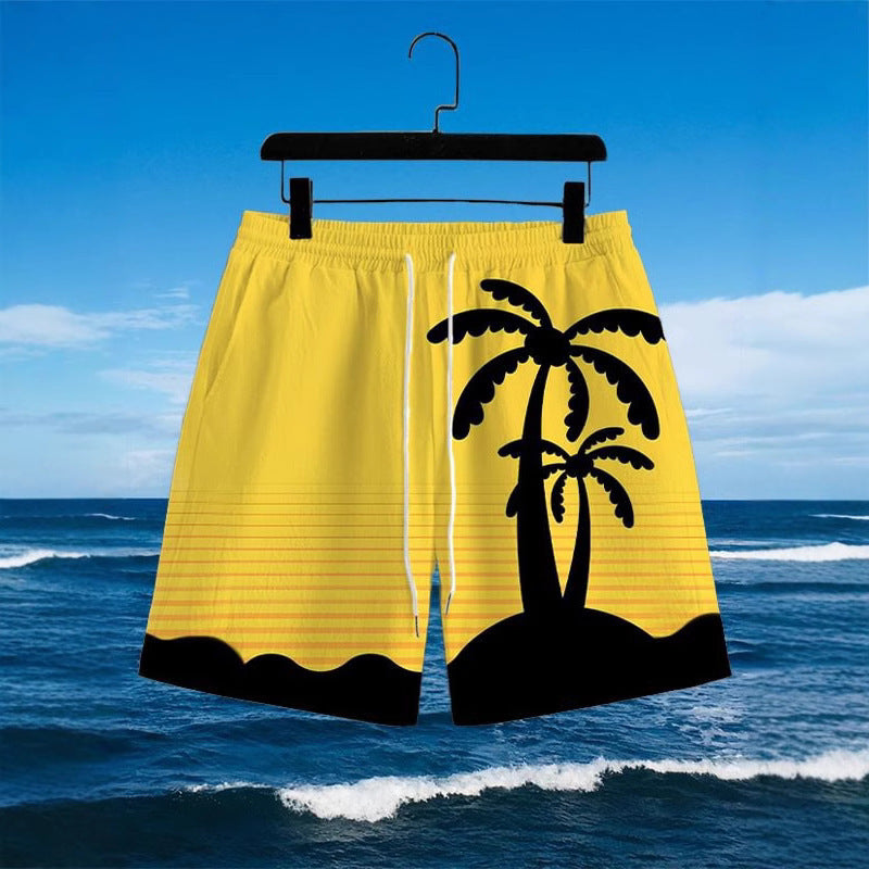 Fashion Digital Printing Men's Sports Beach Pants ( Available )