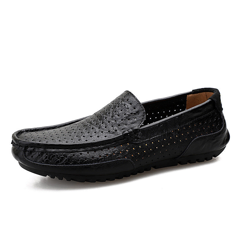 Personality Summer Men's Leather Shoes  (Available)