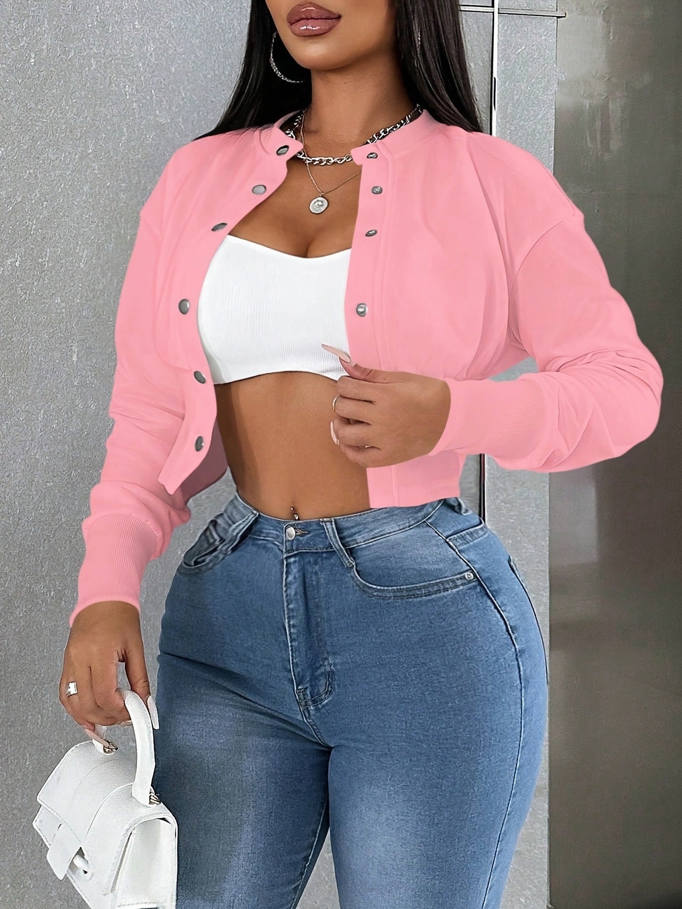Women's Single-breasted Daily Long Sleeve Casual Jacket