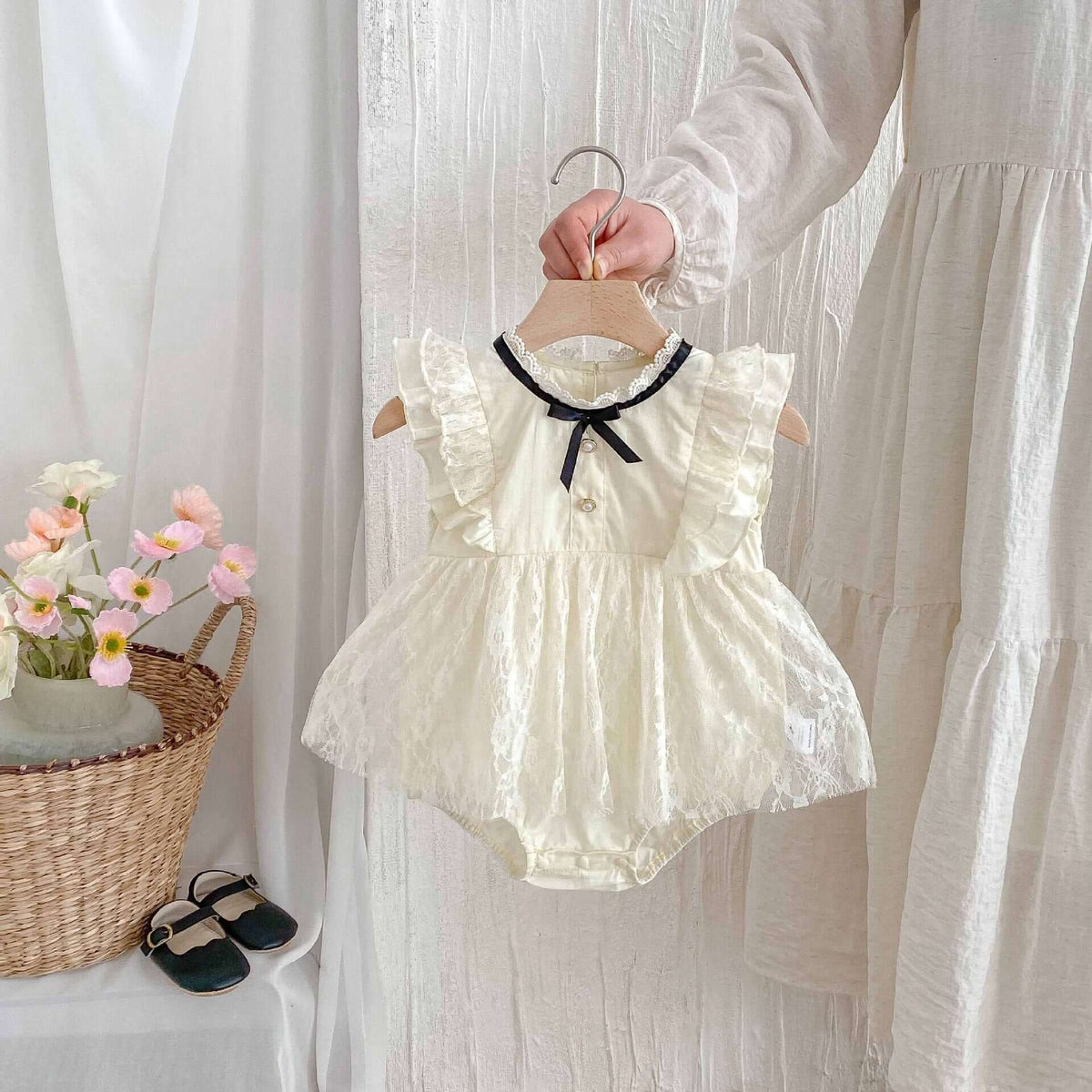 Baby Girl Lace Jumpsuit Bangladesh Summer Outfit - Small China Town